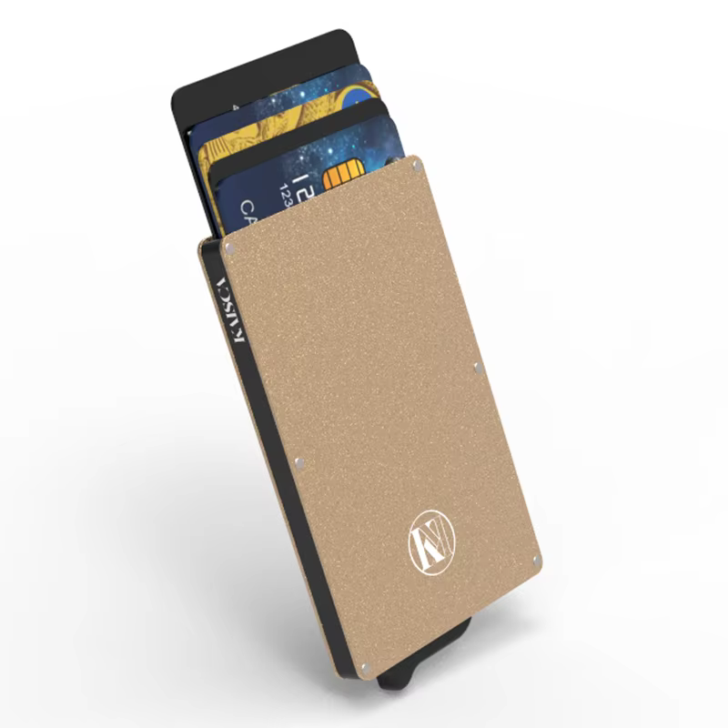 RFID Front-Pocket Credit Card Holder with Clip